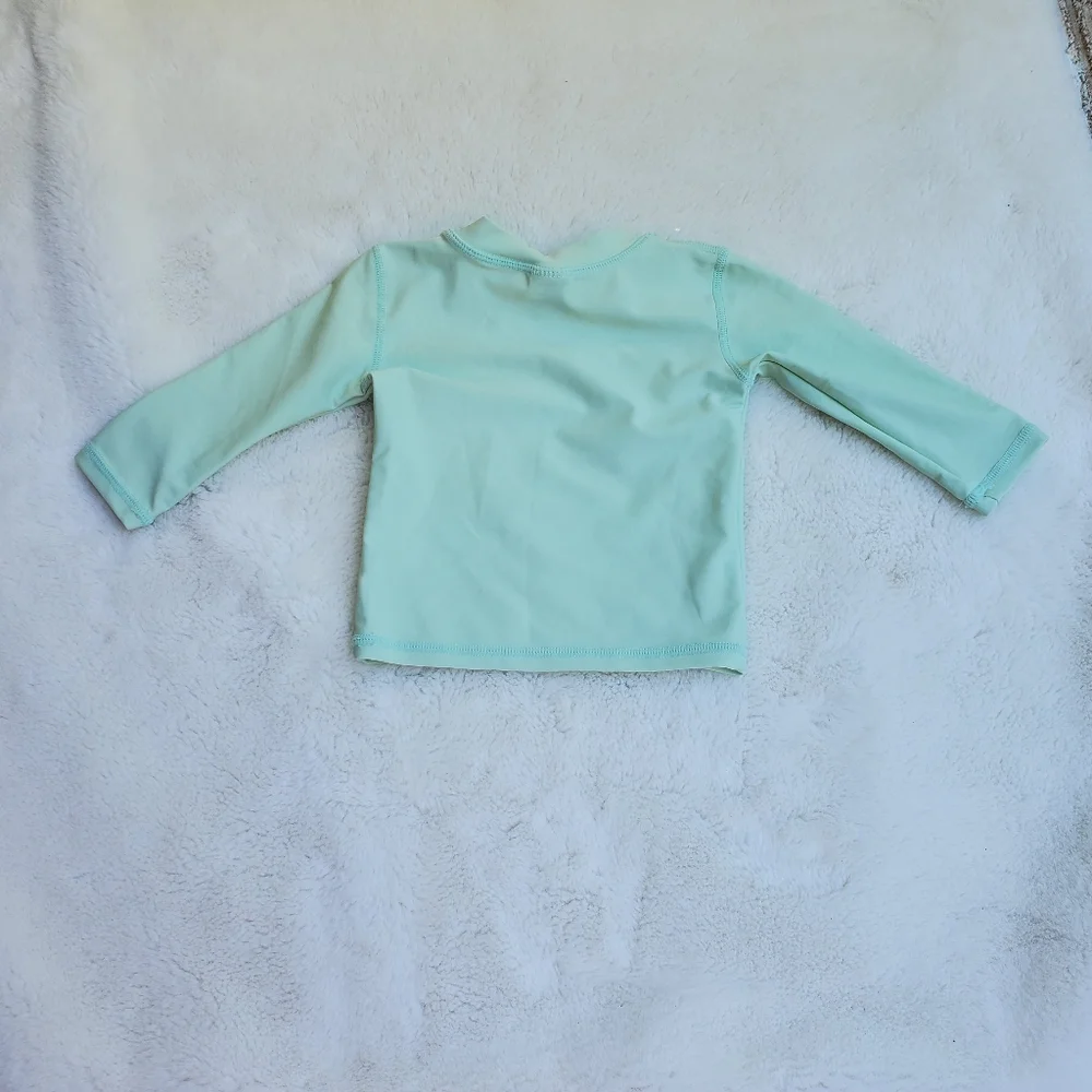 Green Rugget Butts Swim Top Sz 6-12m